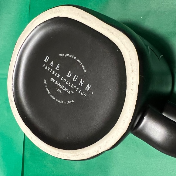 Brand New black Rae Dunn TEAM WORK mug - Picture 2 of 2